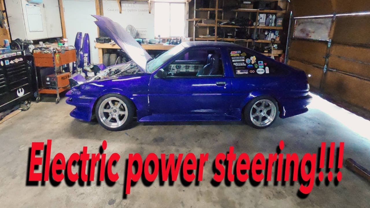 I installed electric power steering in my AE86!
