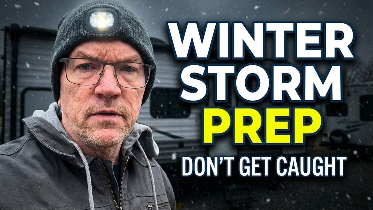Don't Get Caught Unprepared — Camper Winter Storm Checklist