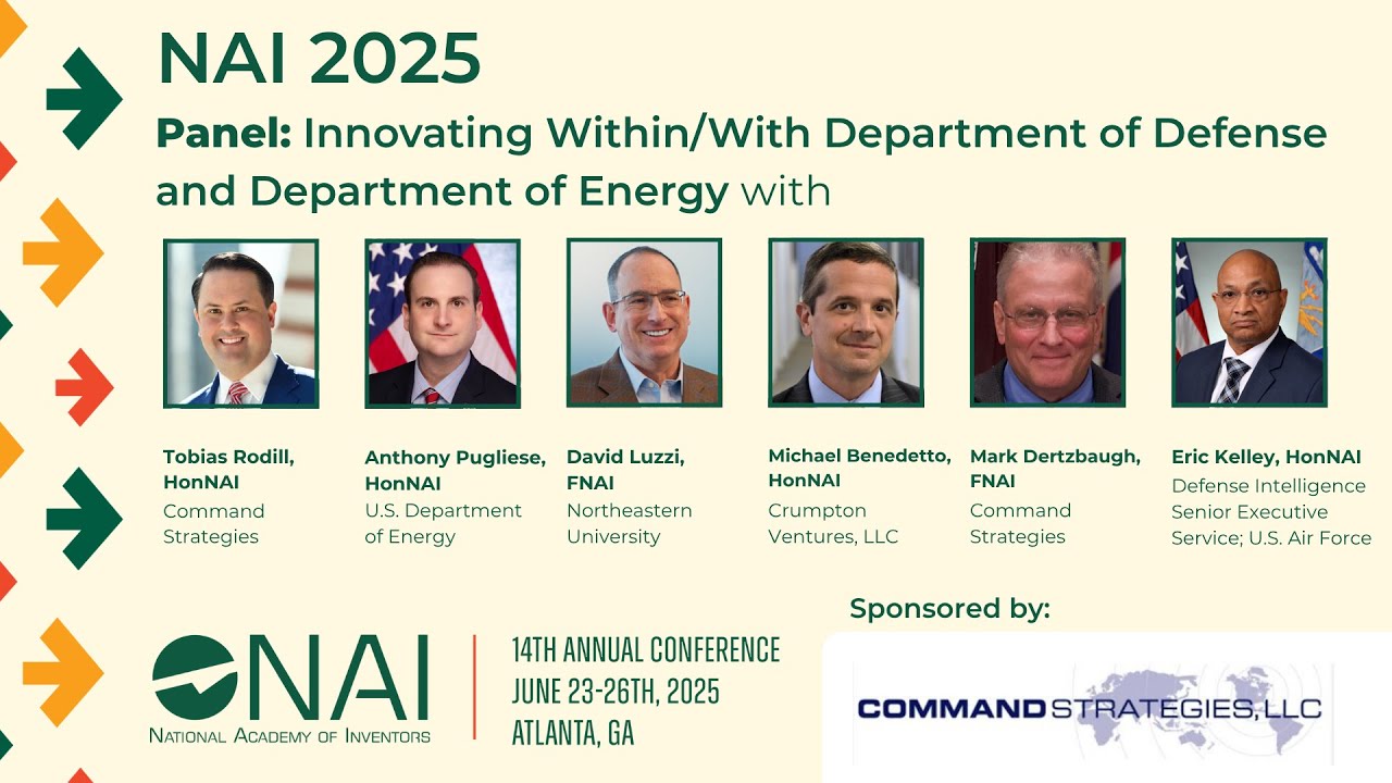 NAI 2025 | Innovating Within/With Department of Defense and Department of Energy Panel