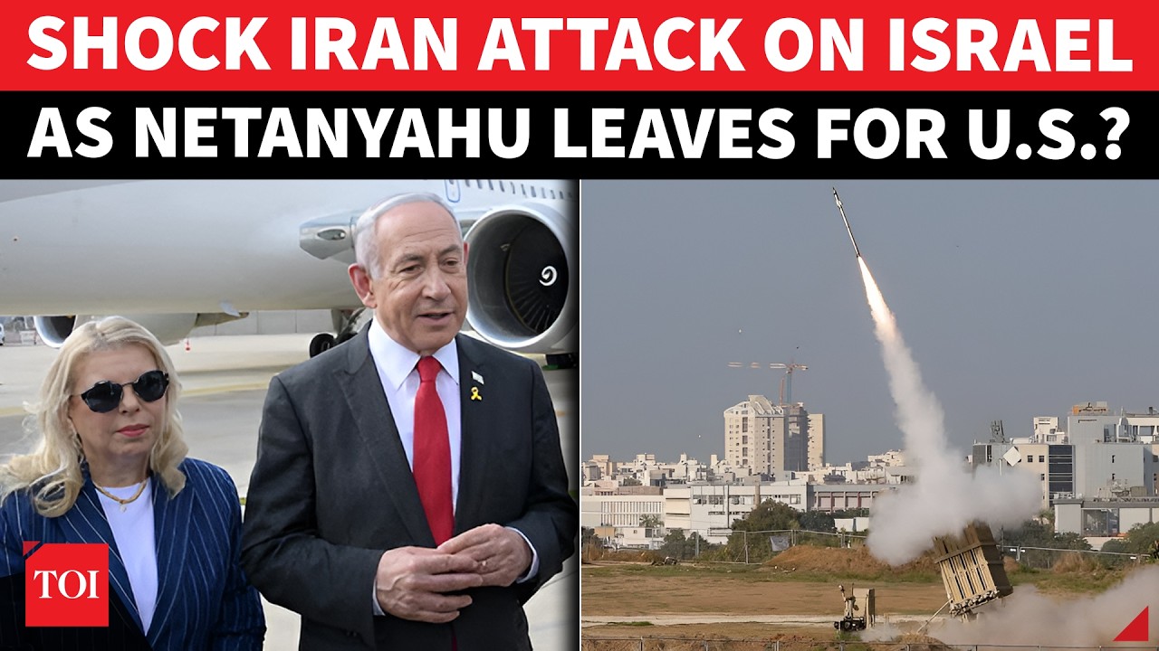Iran &lsquo;CARPET BOMBS&rsquo; Israel As Netanyahu Leaves For US? IDF On High Alert As Panic Grips Nation