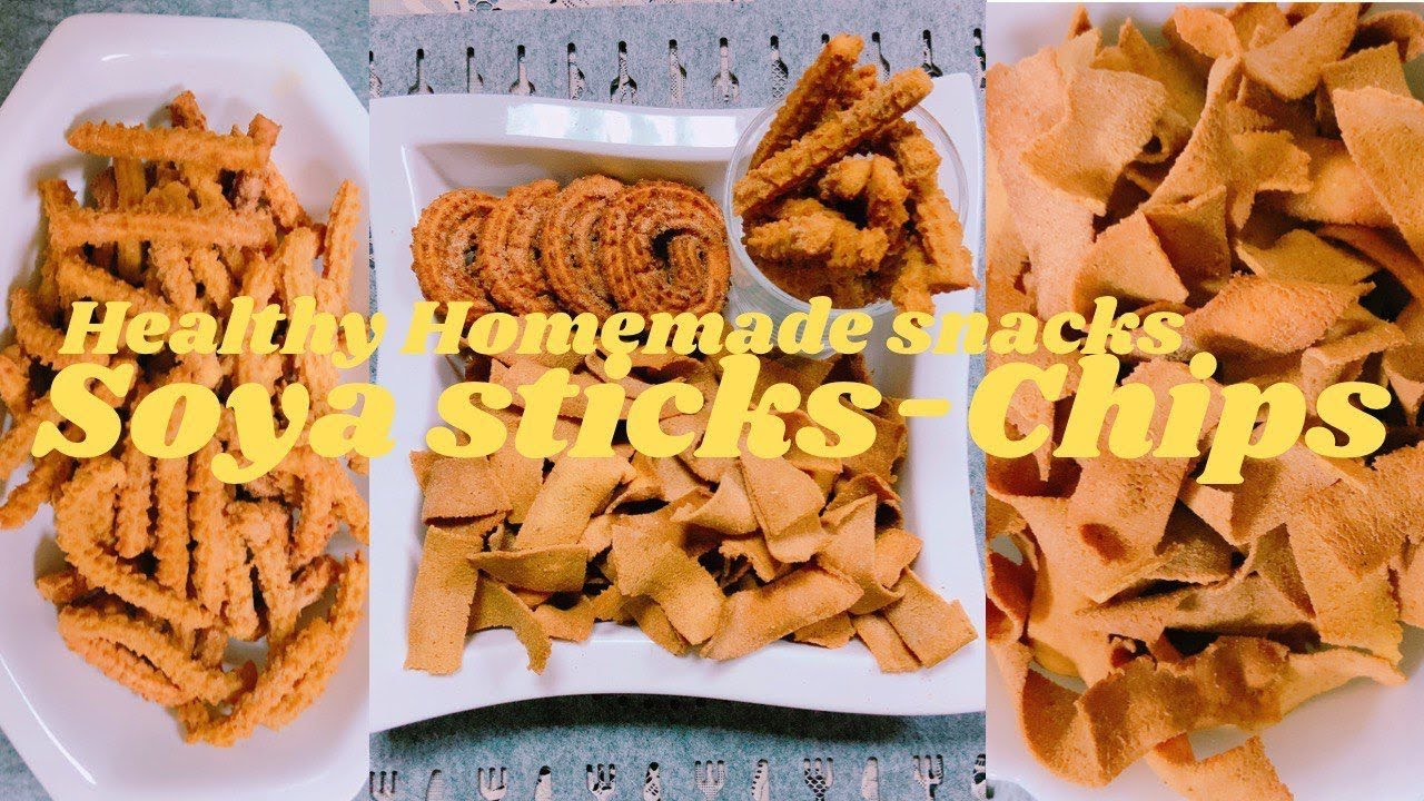 Soya Sticks & Soya Chips Healthy Homemade Snacks, soyanamkeen #chattako #chattakorecipes