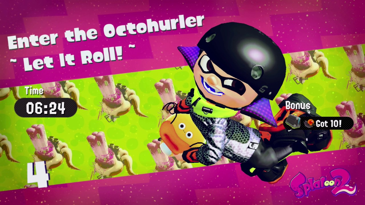 Splatoon 2 Level 4 Enter the Octohurler Let it Roll!