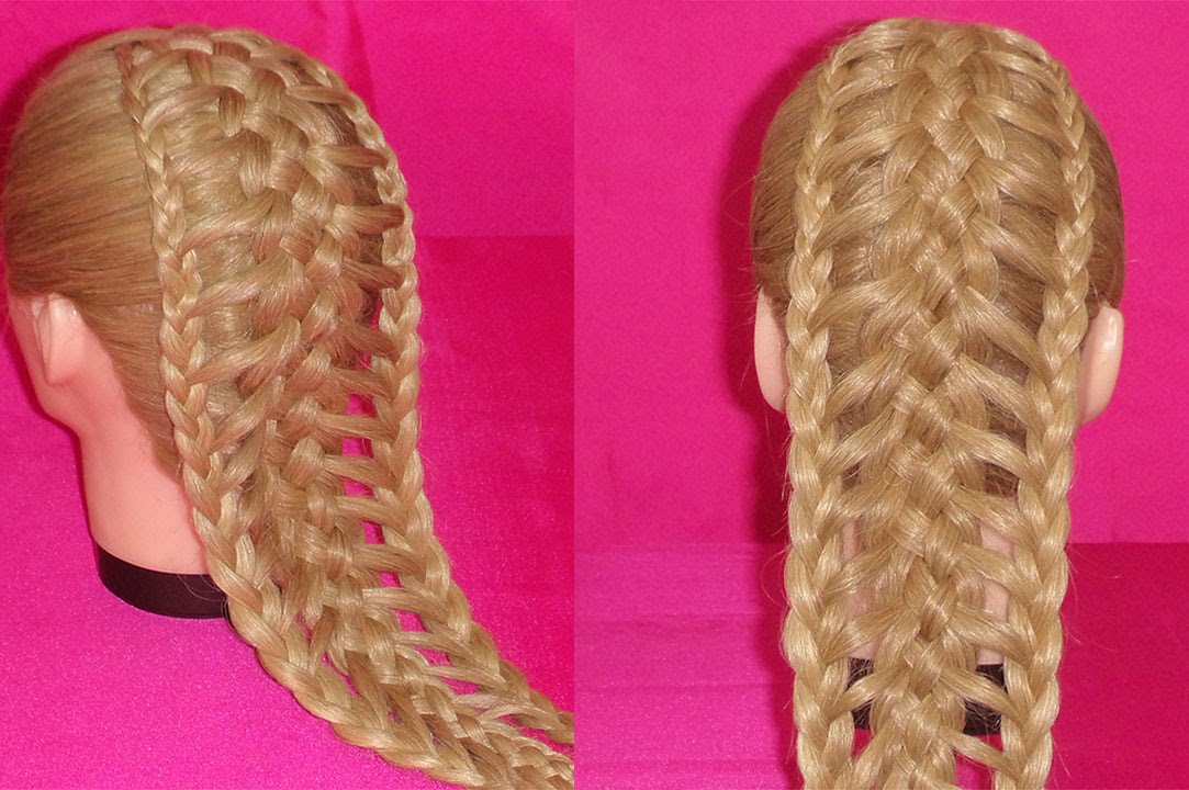 TRENZA EXTENDIDA  ó ESCALERA |  EXTENDED BRAID |   LADDER  BRAID | VIRIYUEMOON