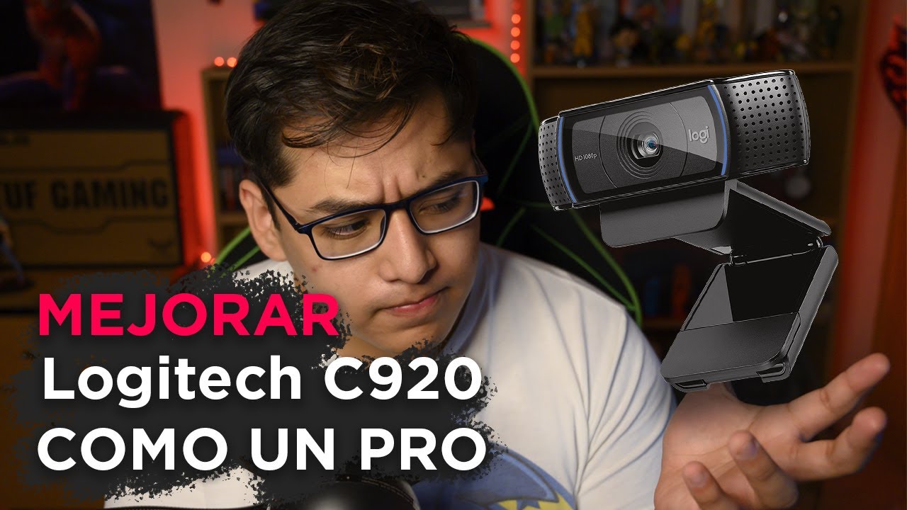Como MEJORAR la calidad de Logitech C920 y hacerla ver mas PRO / Para grabaciones y streams!