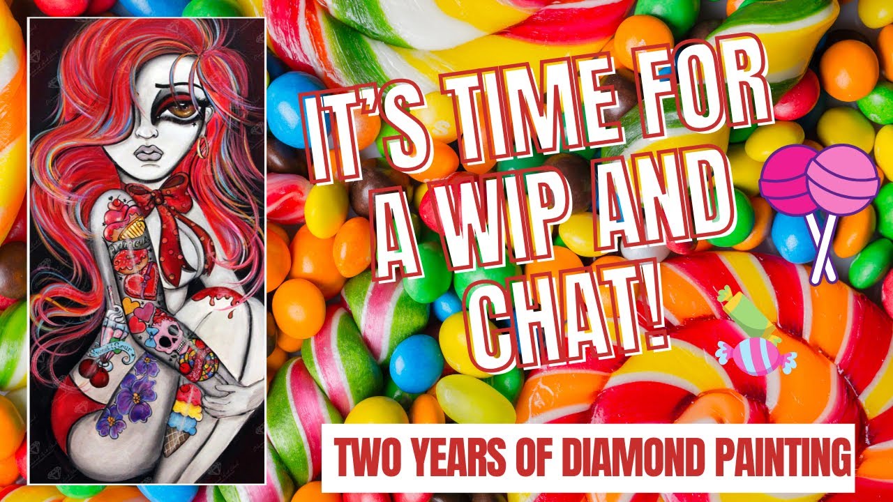 WIP and Chat: Two Years of Diamond Painting, Planning a Birthday, and Becoming a “Swiftie”!