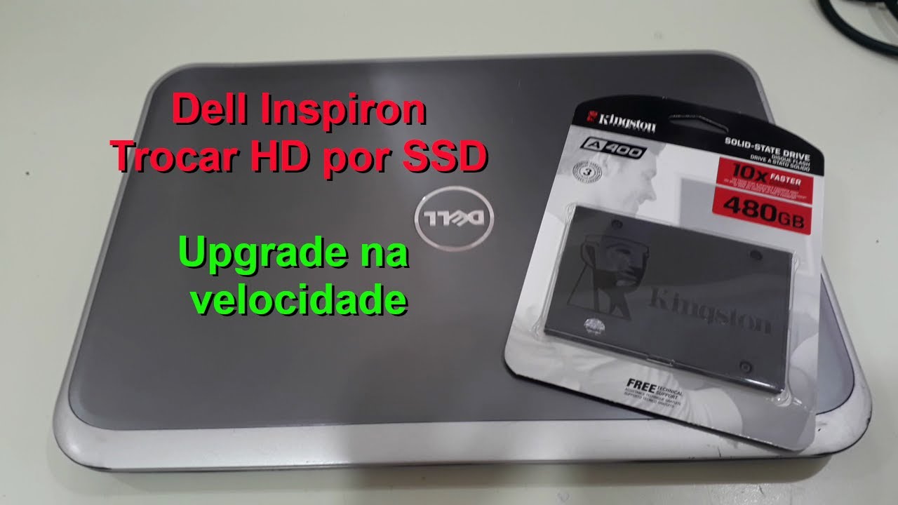 Upgrade Laptop Dell Inspiron 14z - Abrir e instalar SSD para ganho de performance