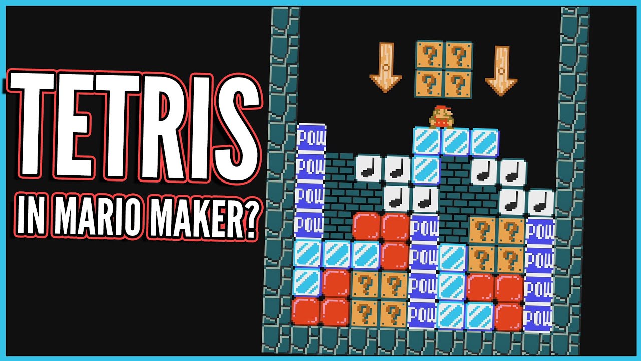 ТЕТРИС в Mario Maker 2??? Этот уровень просто БЕЗУМИЕ!!