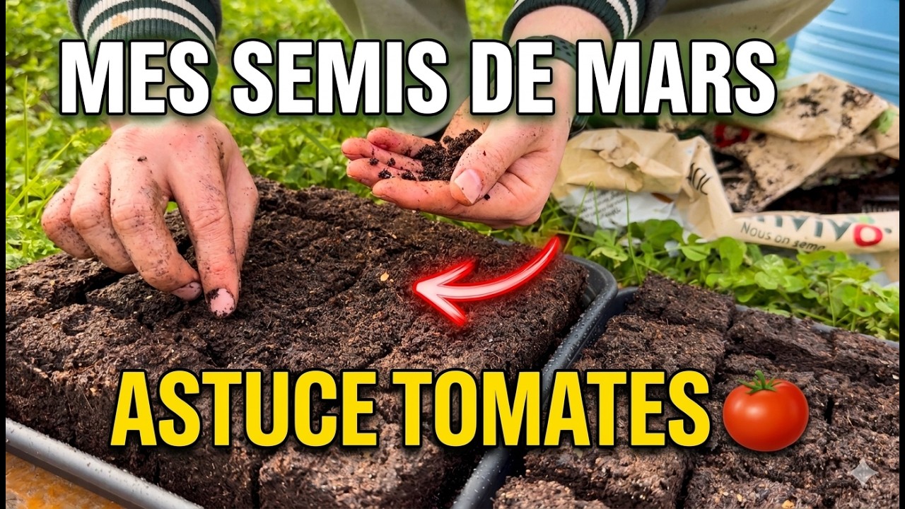 Je lance tous mes semis de mars (et une astuce pour les tomates 🍅)