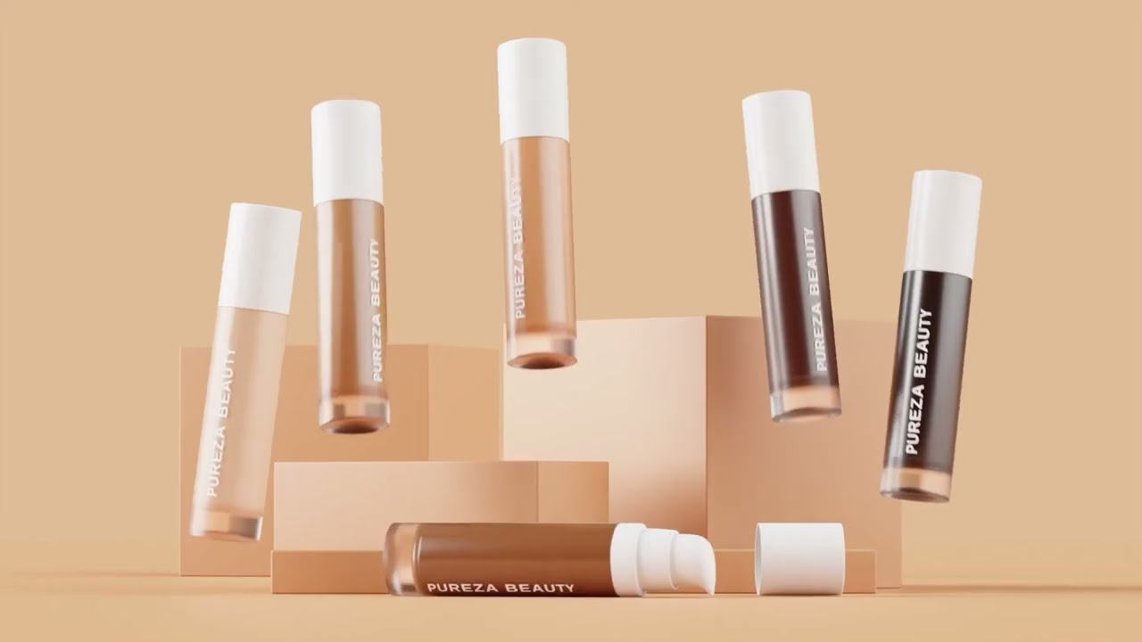 Cosmetics Product Commercial made in Blender 3d