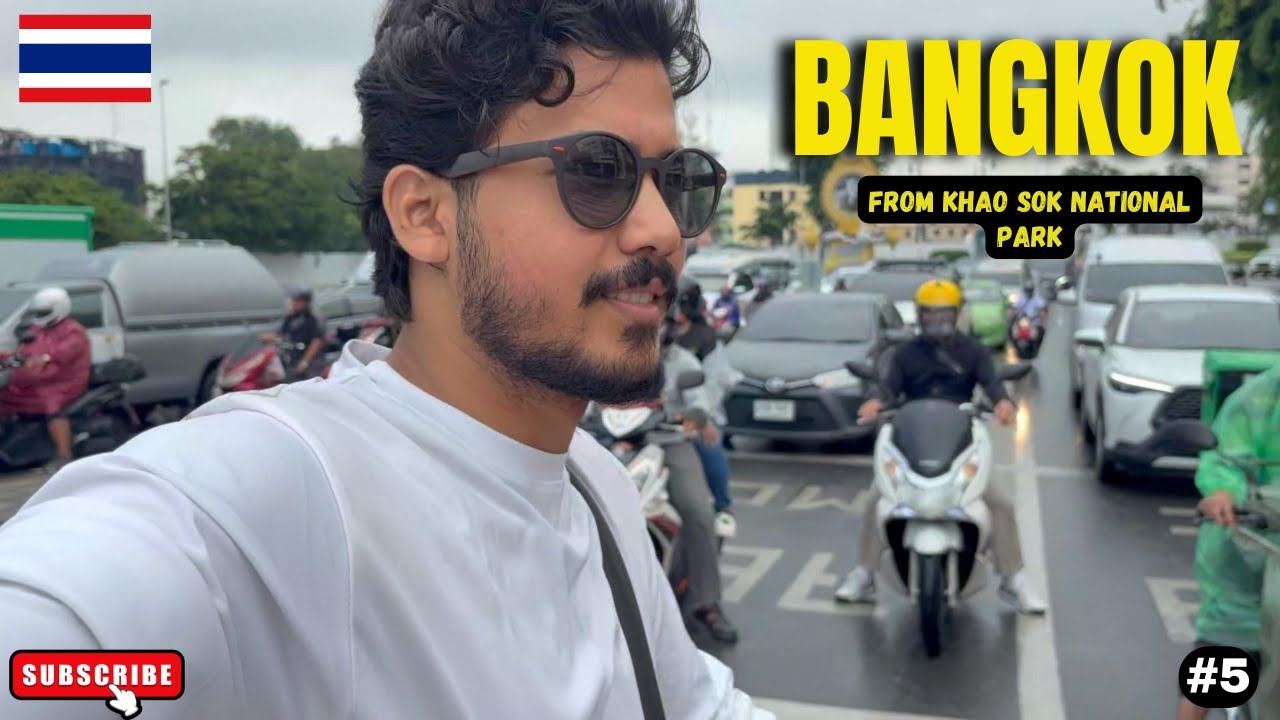 From Khao sok national park to BANGKOK by Bus | Bangkok Vlog #travel  #youtubevideo #thailandvlog