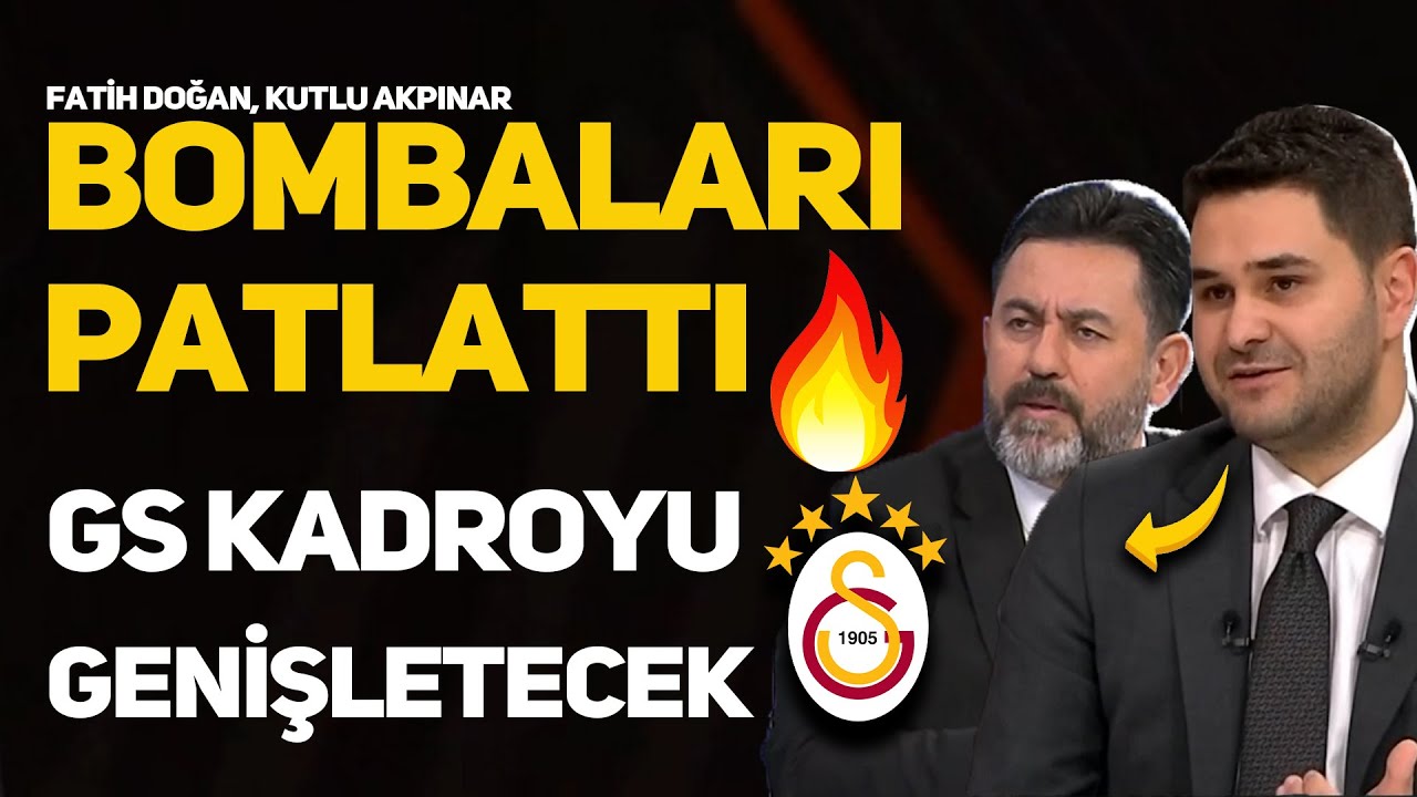 SON DAKİKA, KUTLU AKPINAR GALATASARAY'IN TRANSFER BOMBALARINI PATLATTI! YILDIZ ORTA SAHA TAKIMDA!