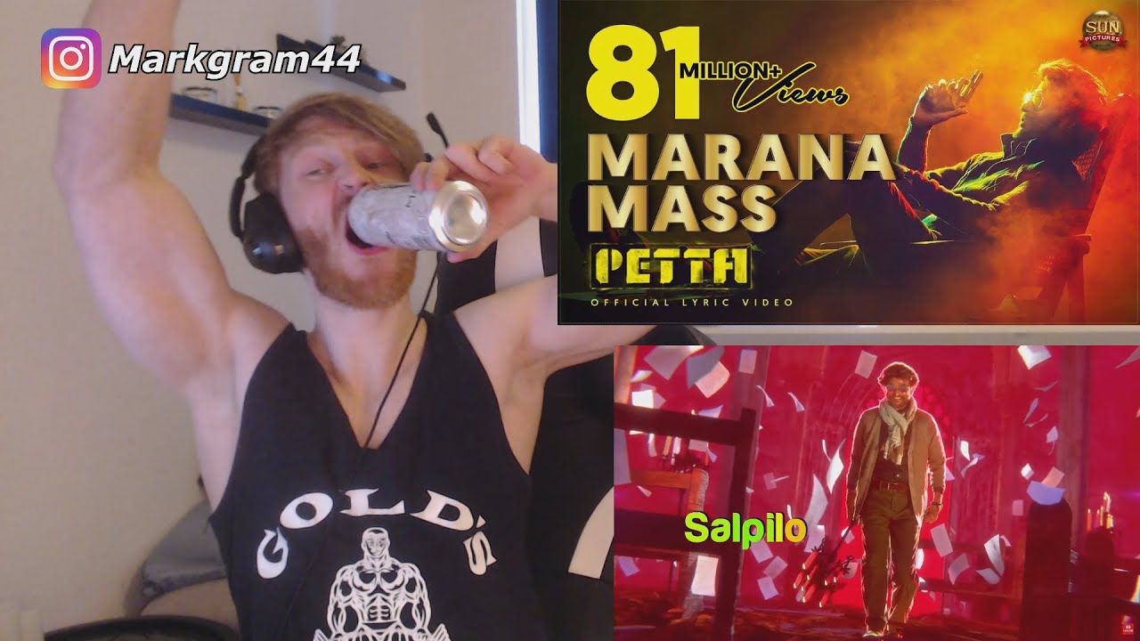 Marana Mass Lyric Video | Petta | Superstar Rajinikanth And Anirudh &bull; Reaction By Foreigner