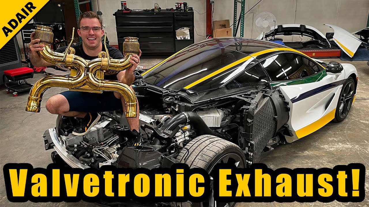 Installing a Valvetronic exhaust in my McLaren 720S