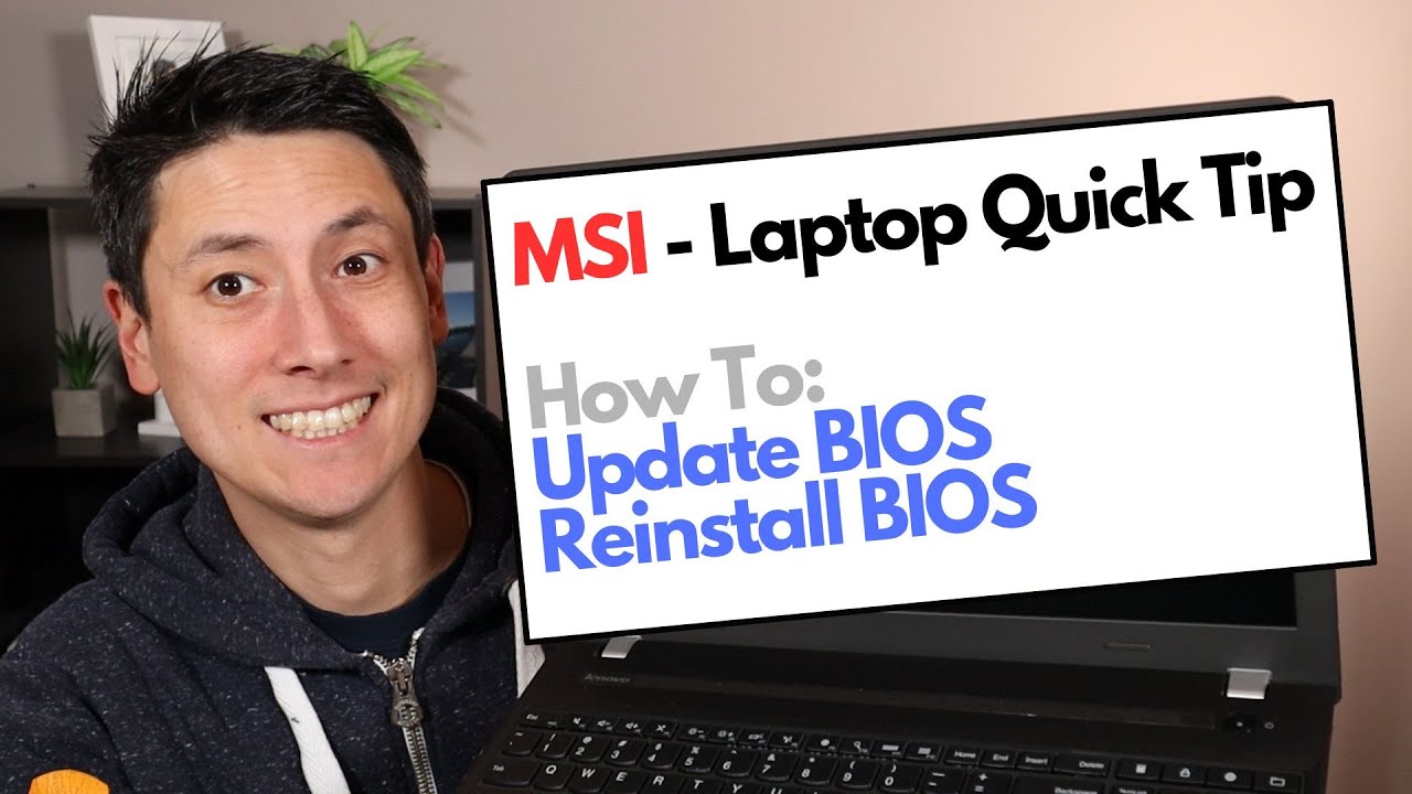 Краткий совет по обновлению/переустановке BIOS на ноутбук MSI.