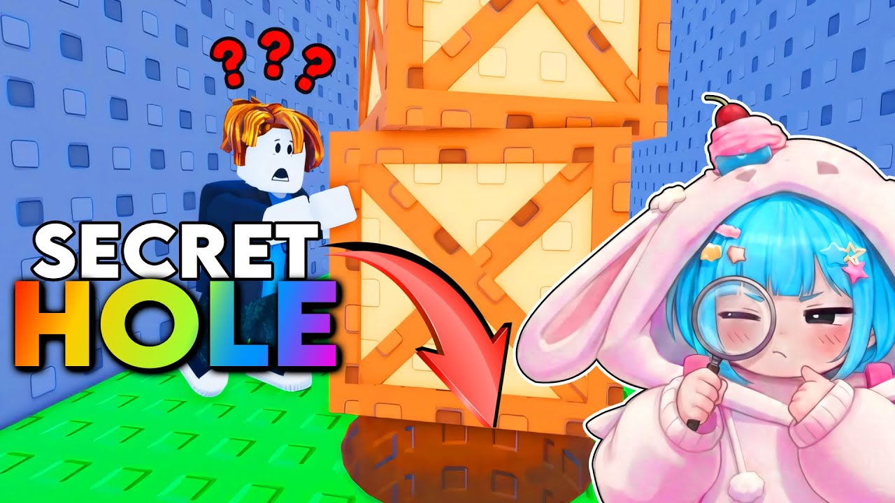 FIND THE SECRET HOLE! I Found All The SECRET HOLES! Obby Roblox! - 4K