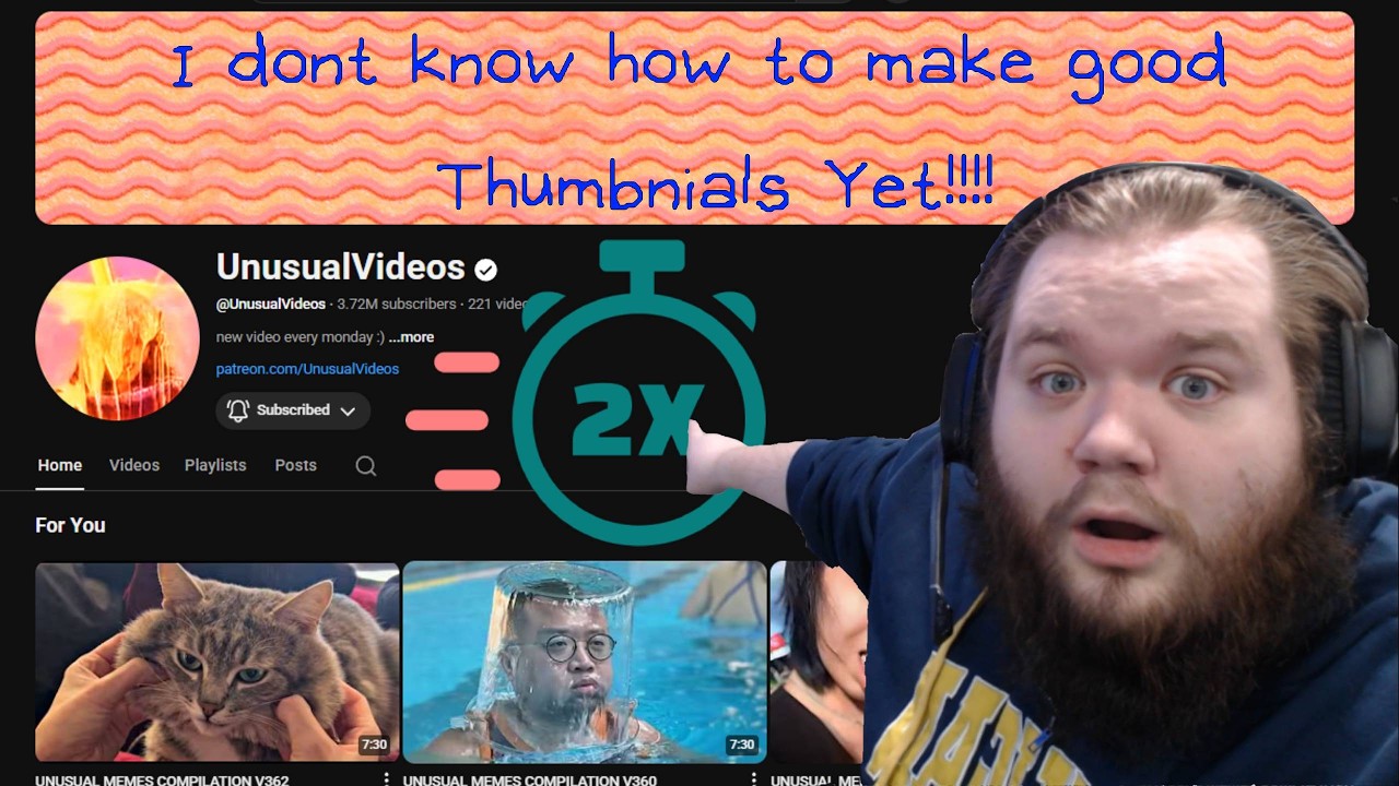 Watching UnusualVideos at 2x speed, again