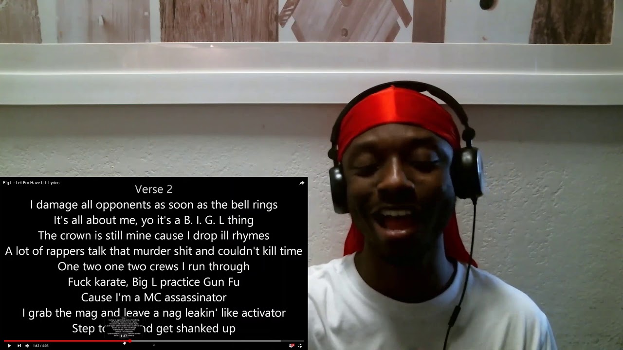 Big L - Let 'Em Have It L - REACTION!