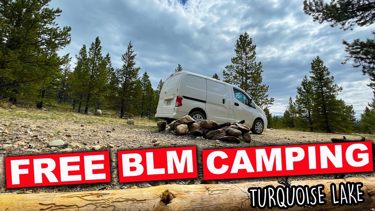 Van Trouble Shooting At Best FREE Colorado Camping At Turquoise Lake | A Day In My Van Life