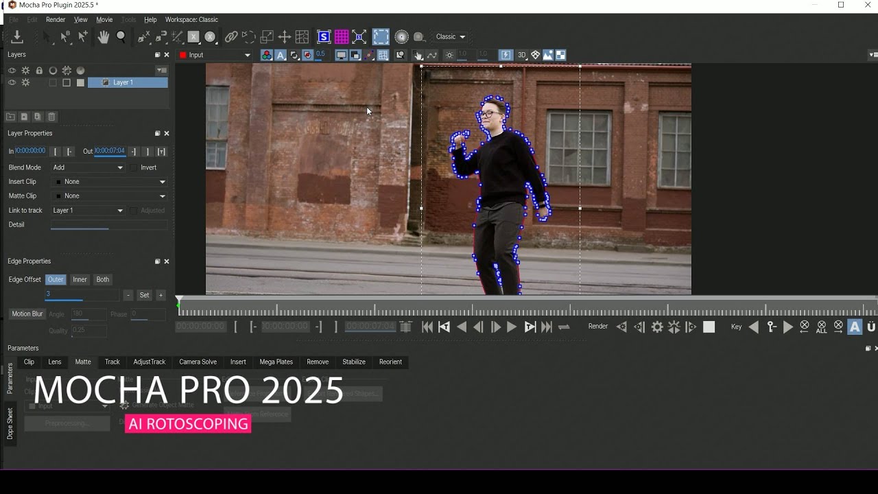 Mocha Pro 2025 AI Roto Quick Preview