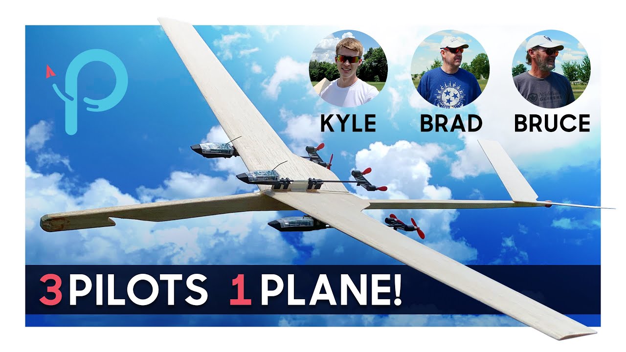 Can 3 People Steer 1 Plane with the POWERUP 4.0? ABSOLUTE CHAOS!