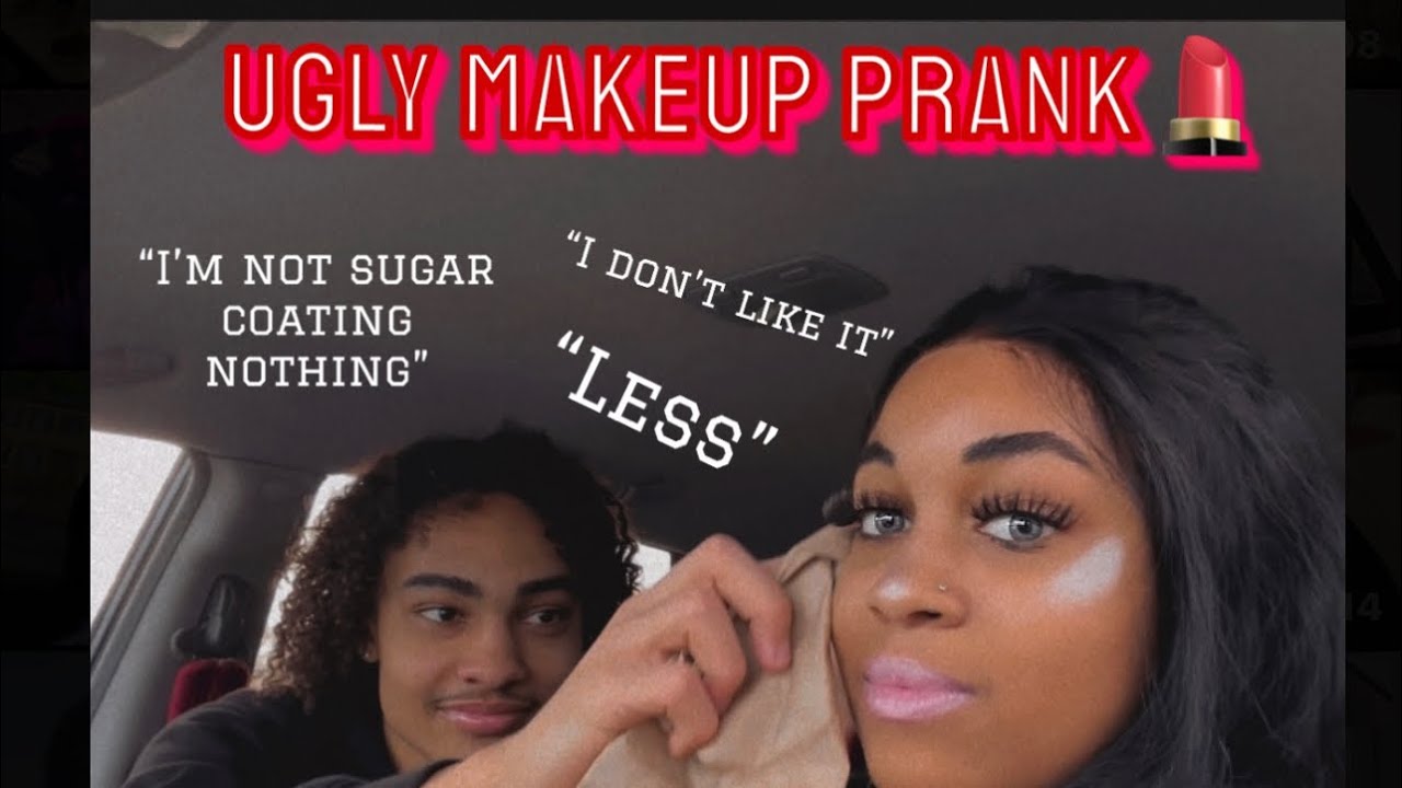 Makeup prank/Mukbang😭💄🍔