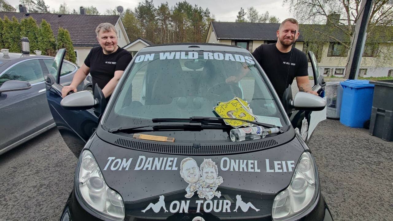 Onkel Leif og Tom Daniel på tur
