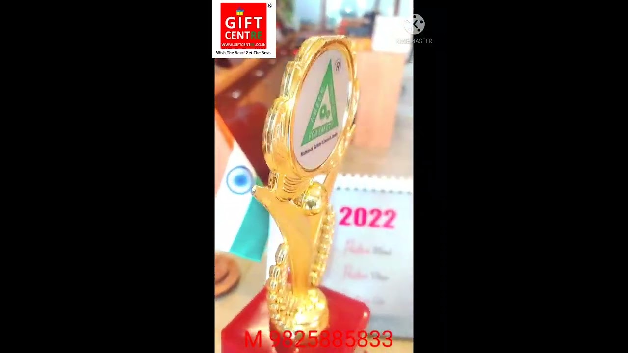 Safety week celebration awards and trophy for #iocl #iocians by #giftcentre #safety #Safetyweek