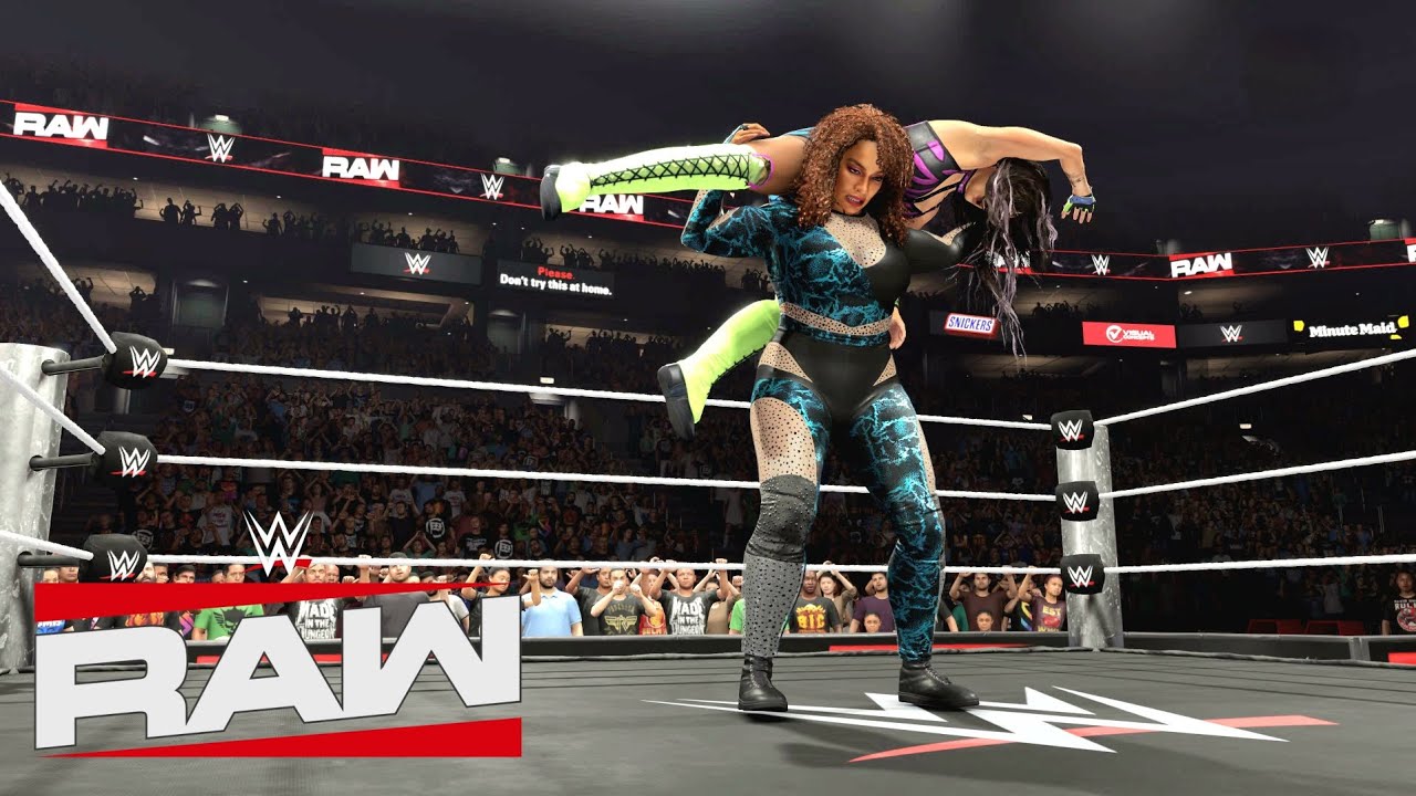 WWE 2K25 RAW - NIA JAX VS DAKOTA KAI - ONE ON ONE MATCH