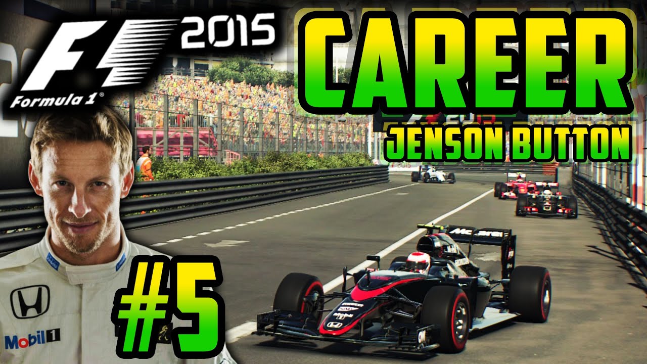F1 2015 JENSON BUTTON CAREER MODE PART 5: MONACO
