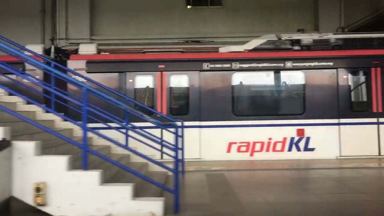 LRT Ampang Line - Ampang to Hang Tuah Station (8 January 2024)