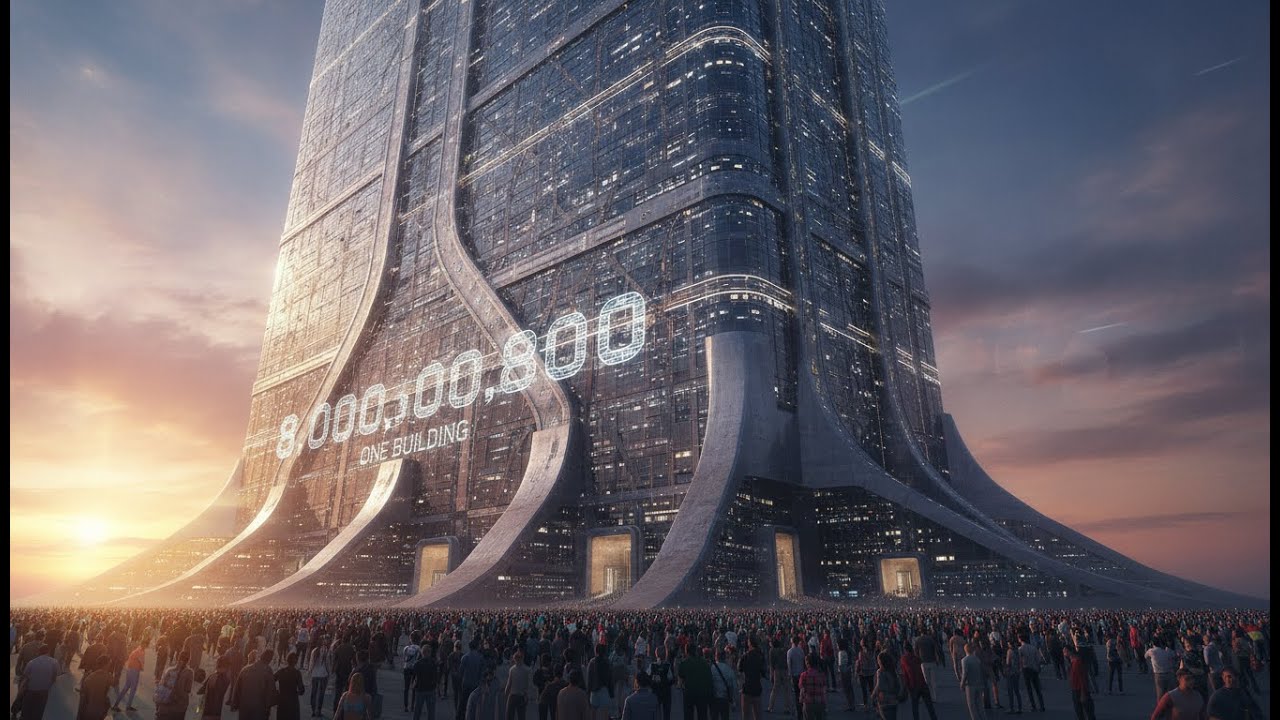 What If All 8 Billion People Lived in One Building?