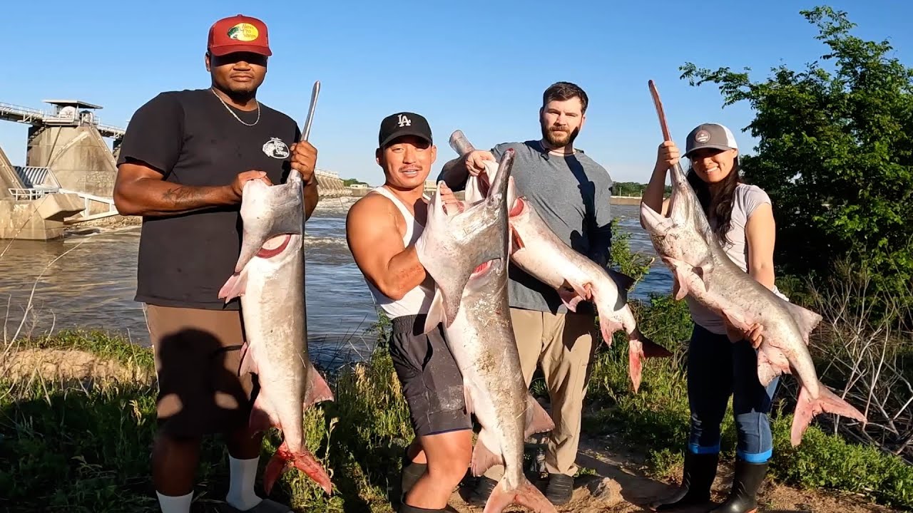 FISHING FOR MONSTER DINOSAURS ON THE ARKANSAS RIVER!