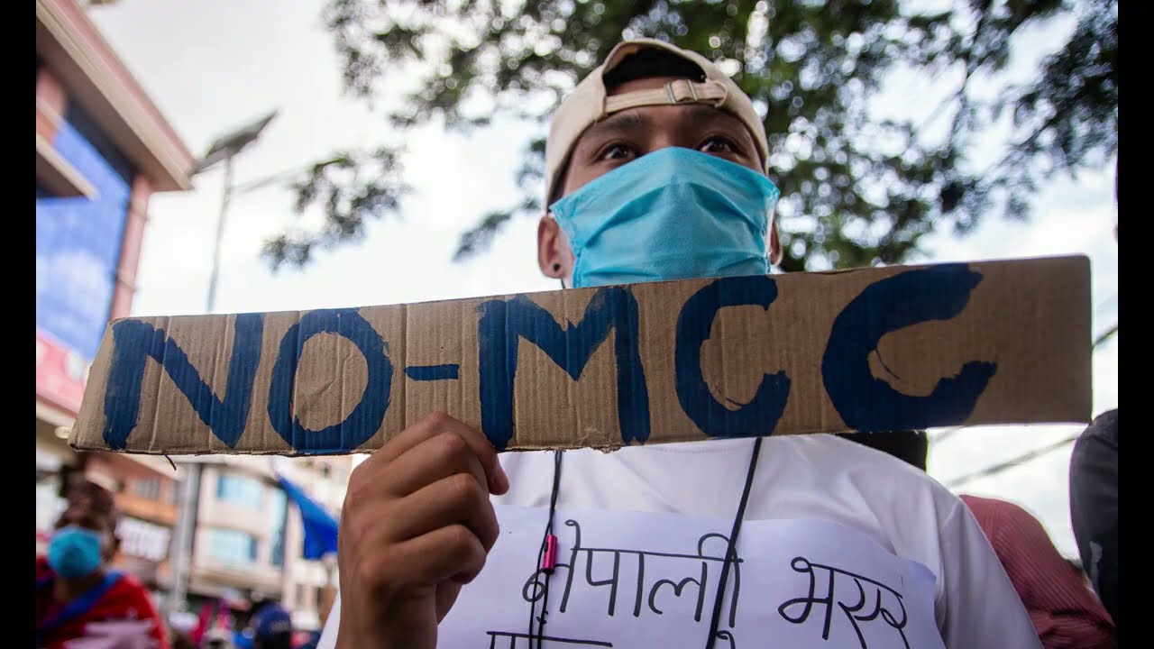 Huge protest against MCC in Nepal. See full details.  #mcc #nepal #usanepal