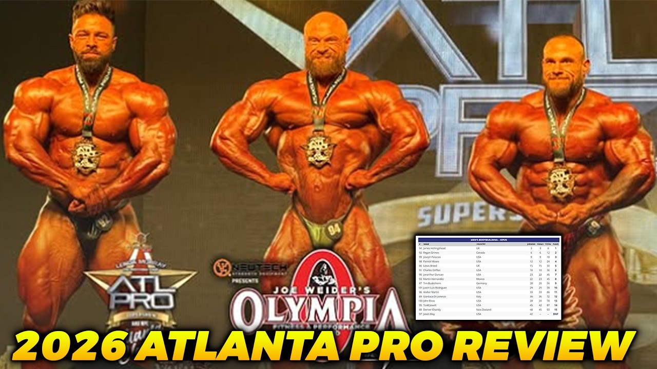 2026 Atlanta Pro RESULTS ANALYSIS: James Hollinsghead Won a Show!