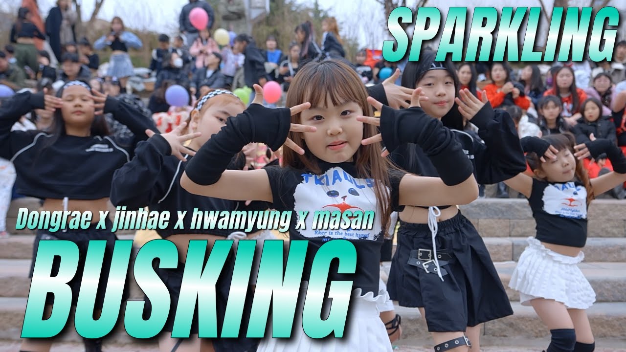 그라운디 진해점ㅣ[DONGRAE X JINHAE X HWAMYUNG X MASAN ] BUSKING 'SPARKLING' PERFORMANCE @GROUND_DANCE