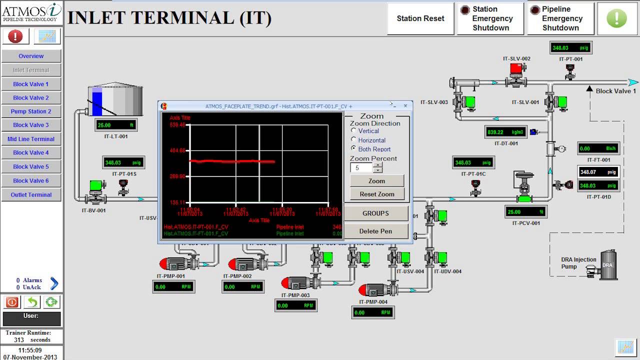 Atmos Trainer: Scenario 1 example