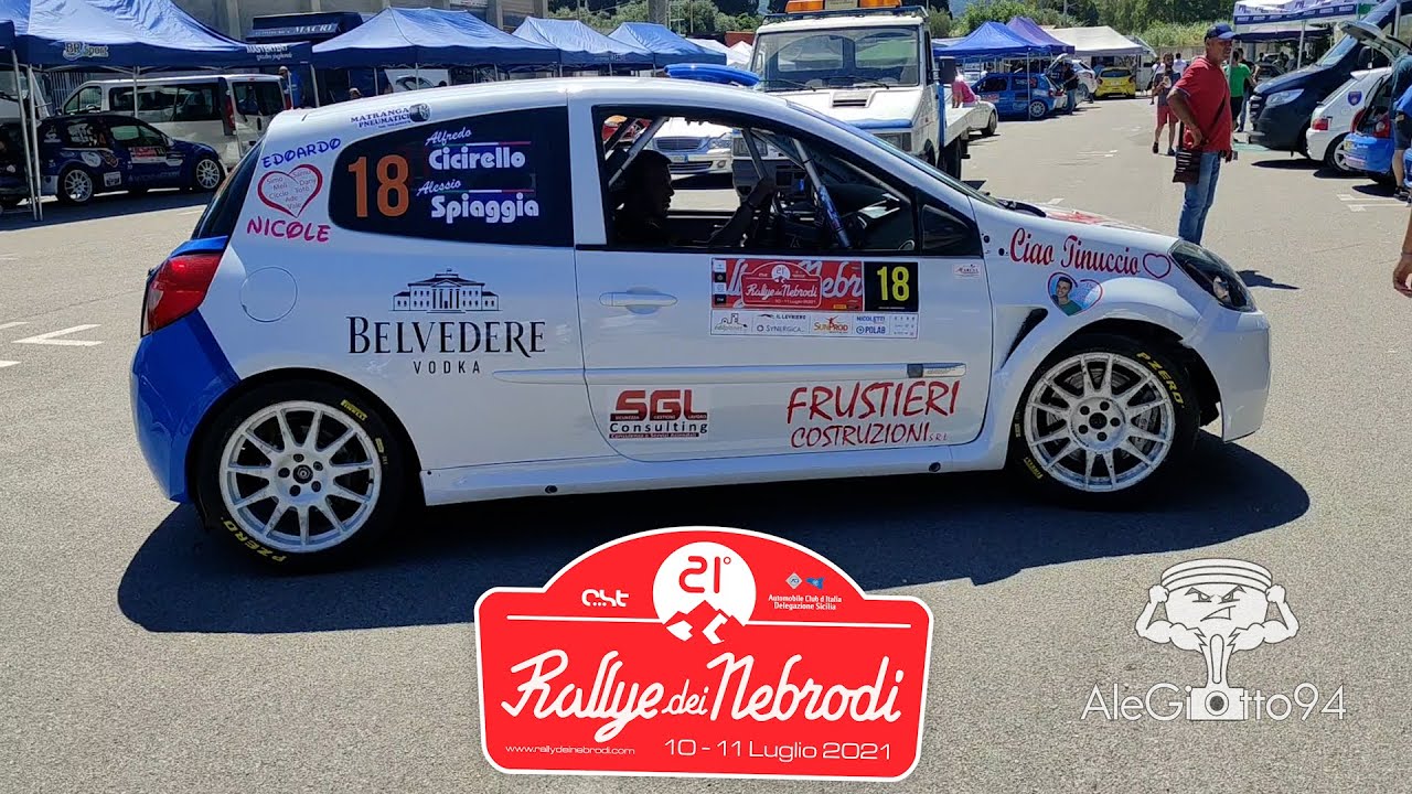 21° RALLY DEI NEBRODI  Spiaggia A. - Cicirello A.  Renault Clio R3C - 1° di Classe! FULL HD
