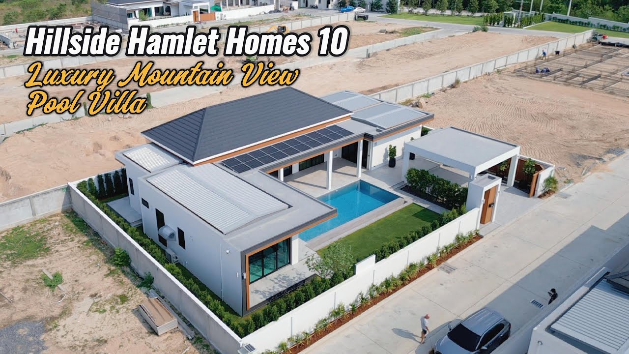 Hillside Hamlet Homes 10 Luxury Mountain-View Pool Villa at HuaHin Near Town & Beach