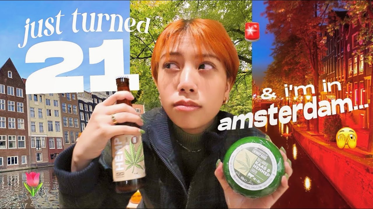 SUMMER IN AMSTERDAM 🌷🚲 van gogh museum, cafe dates, red light district