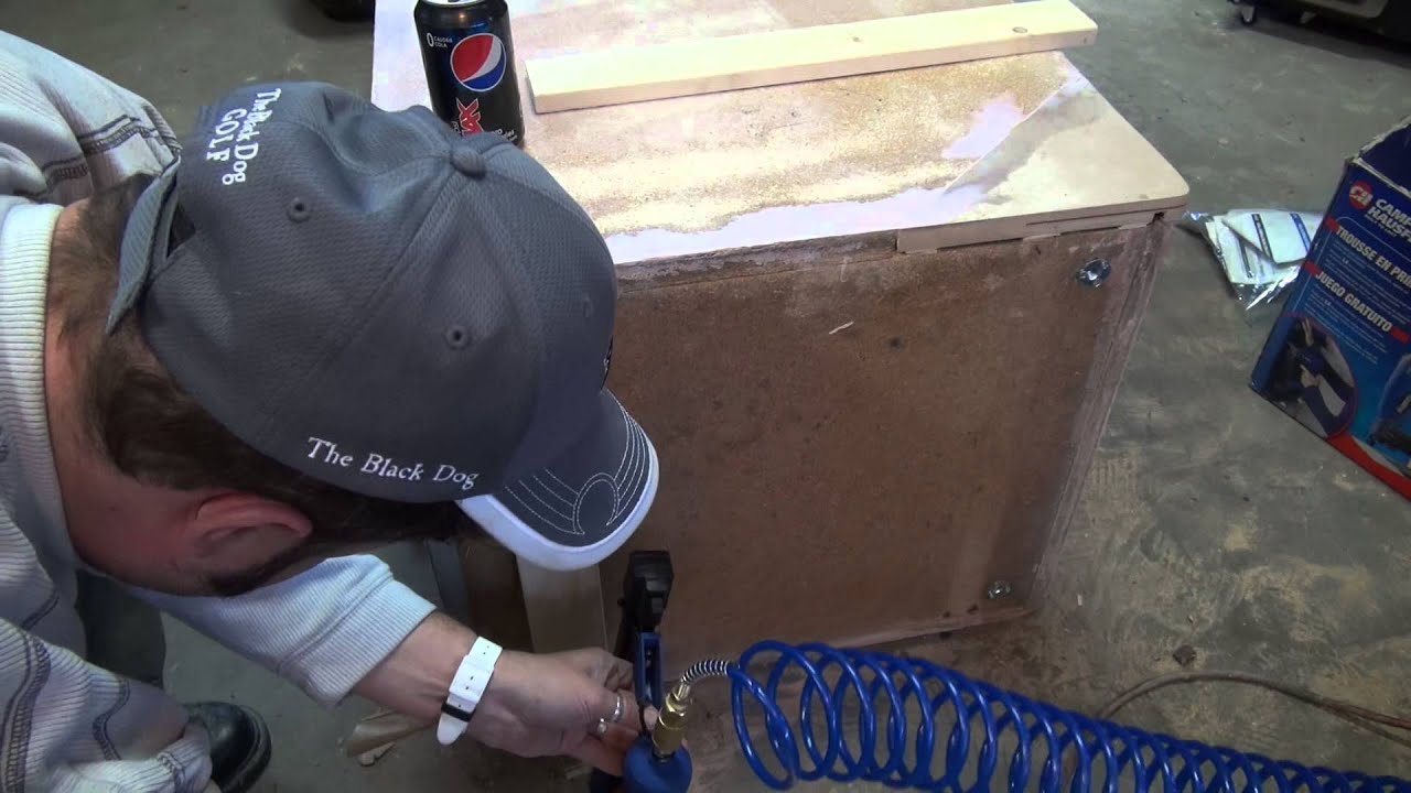 Pac-Man cabaret mini arcade game restore PART 8 - How to cut a t-molding groove.