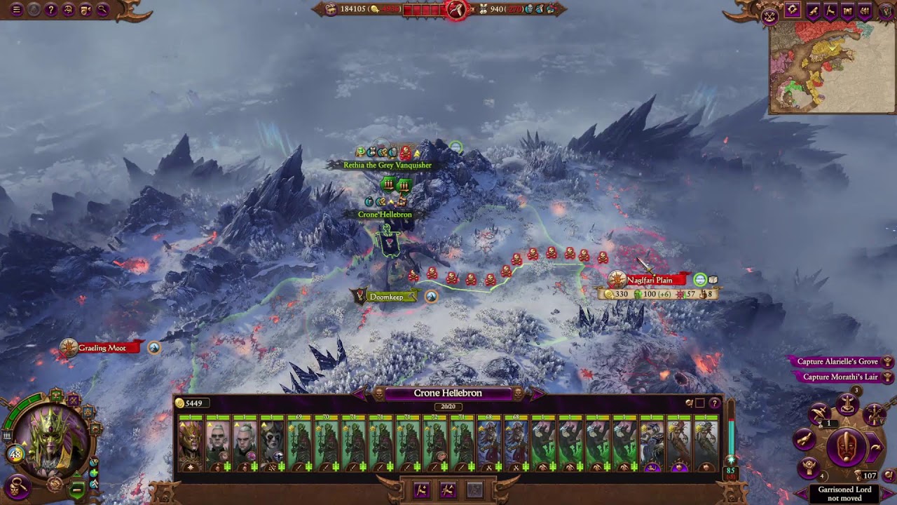 Total Warhammer 3 IE | Tides of Torment | Dark Elves Crone Hellebron Very Hard