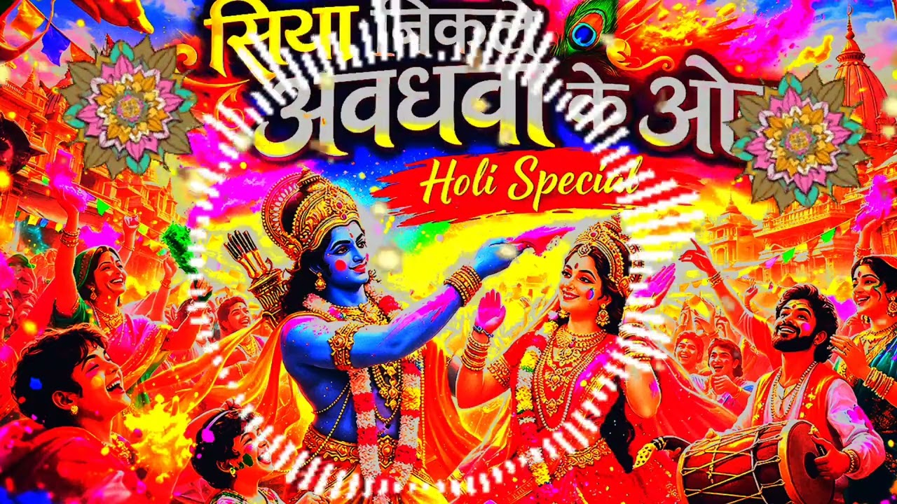 वायरल वाला)👉 सिया निकले अवधवा के ओर | Holi Special DJ Bhakti Song 2026 | Ram Siya Holi Song | 