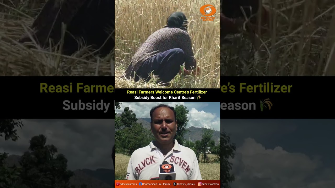 Reasi Farmers Welcome Centre&rsquo;s Fertilizer Subsidy Boost for Kharif Season 🌾