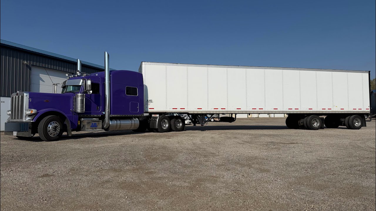 Возвращаемся к сухому фургону… | Планёр Peterbilt 389