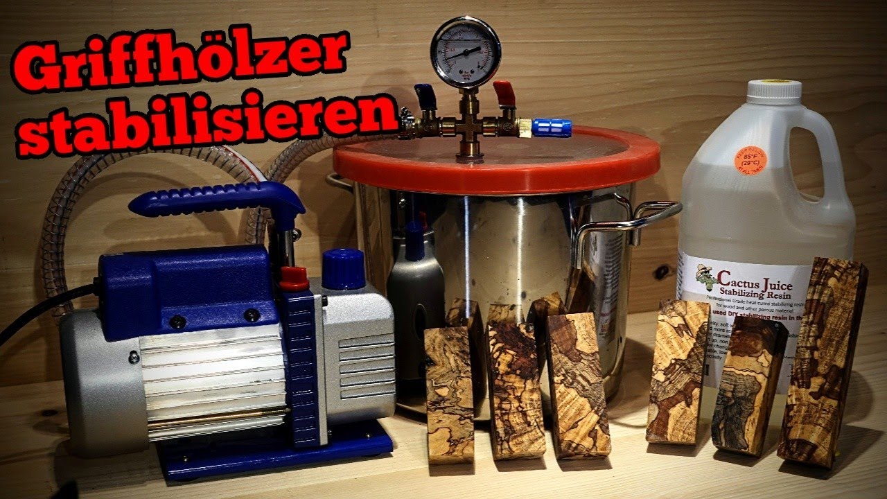 Griffkantel selbst Stabilisieren - Gestockte Maserbuche | Anleitung | Subtitled
