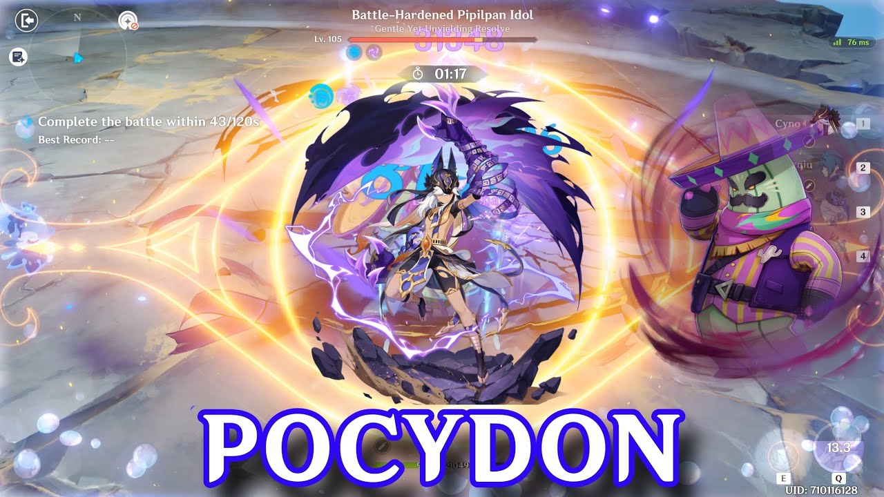 [5.8 Stygian Onslaught] C0 Cyno Lord Of The Storm Fearless Lv.5 Pipilpan Cactus clear