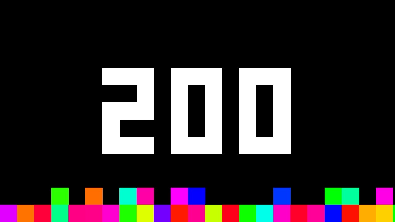 200 Seconds Timer ‐ Flowing Pixels