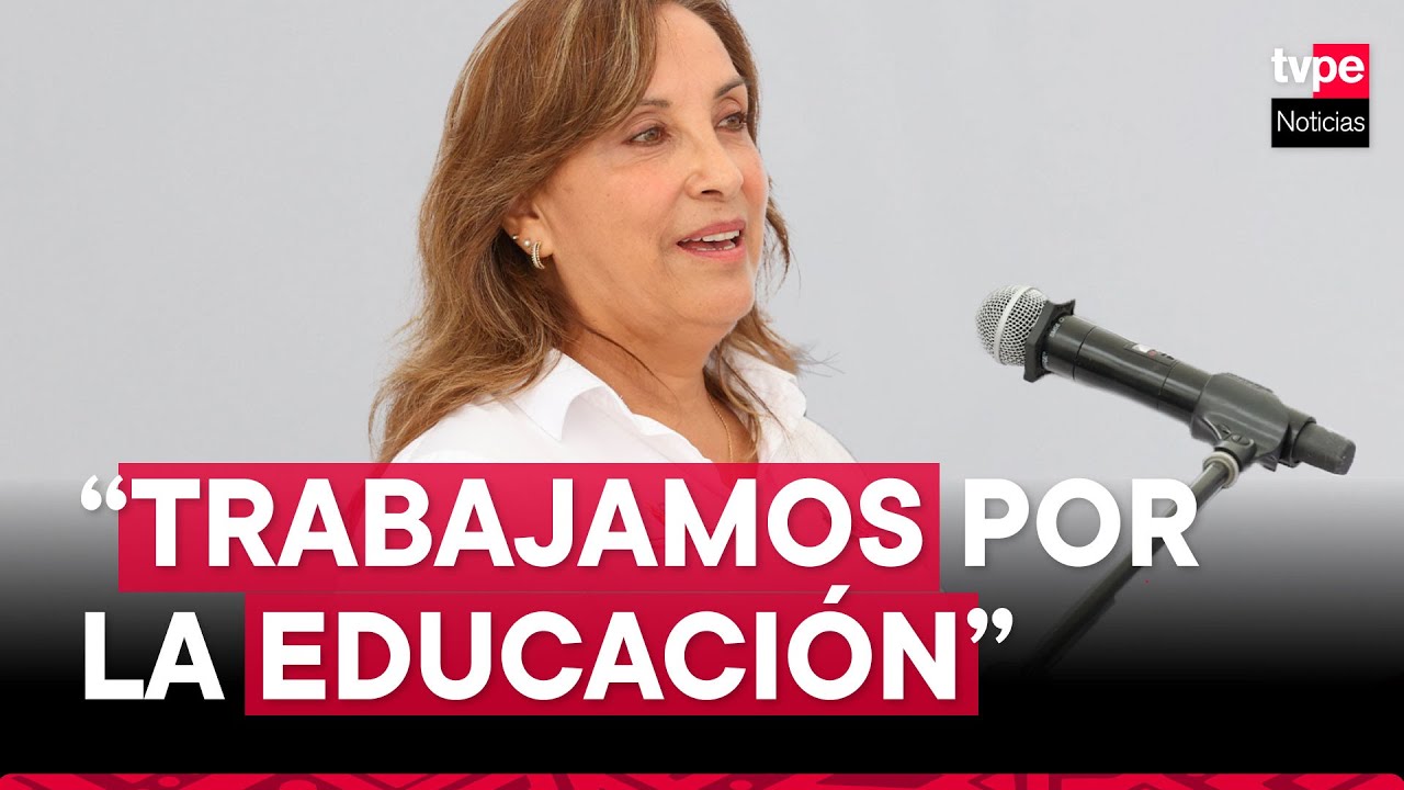 Presidenta Dina Boluarte participa en inauguración de I. E. Genaro Martínez Silva en Catacaos, Piura