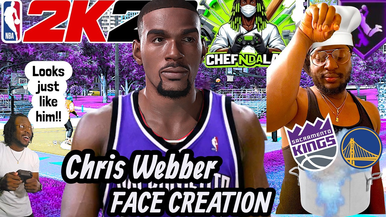 The Realest Chris Webber (Legend) NBA 2k26 Face Creation (Chef's Edition) 💪🏾🔥🔥