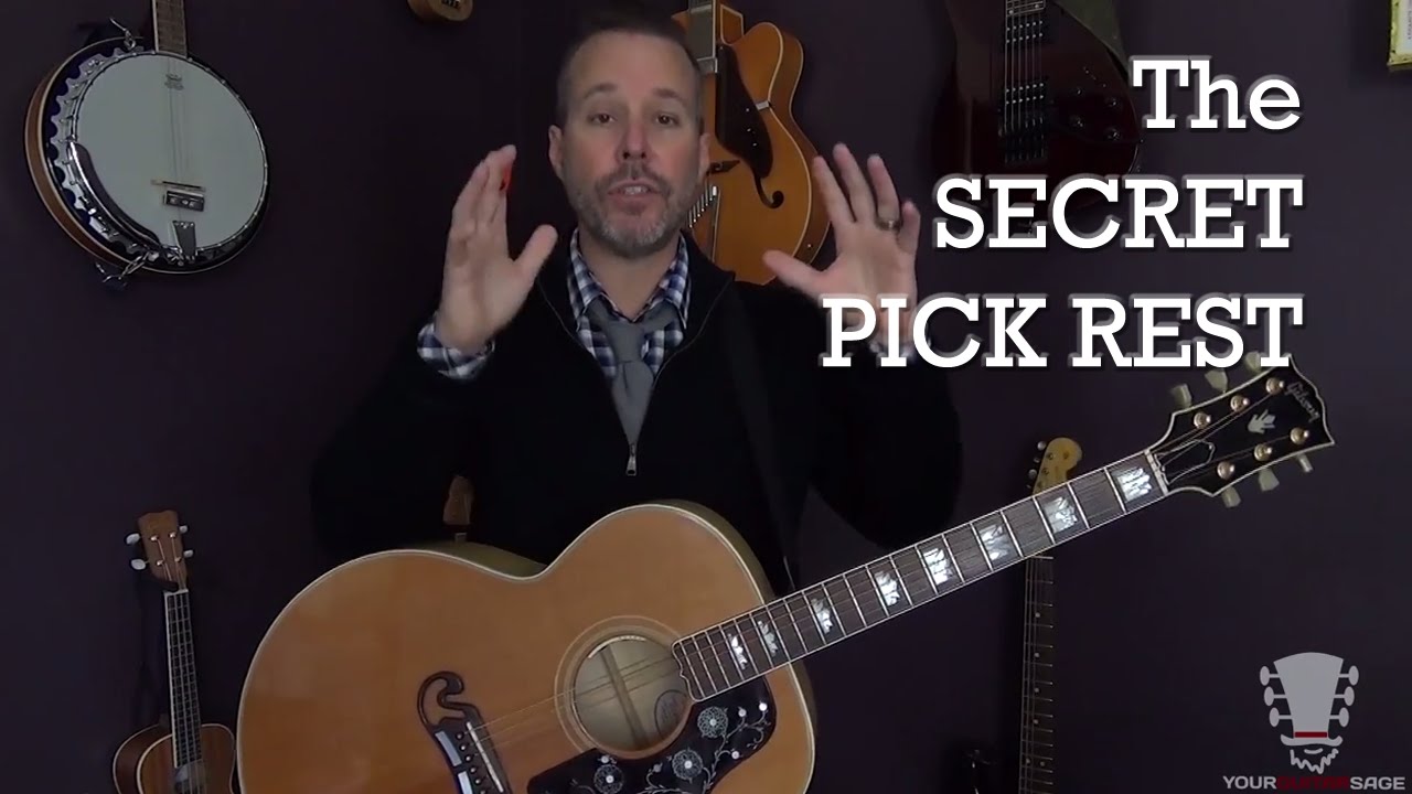 Proper Guitar Picking Technique - Secret Pick Rest
